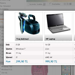 Ürün Karşılaştırma Modülü